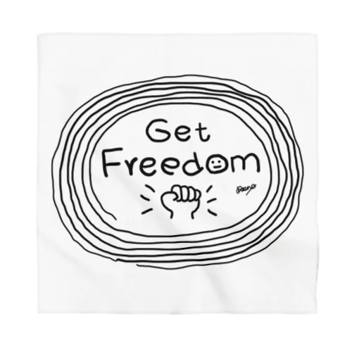 【Get Freedom】自由を手にいれろ#19W バンダナ