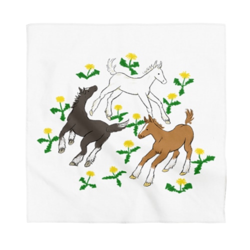 春の野原 Bandana