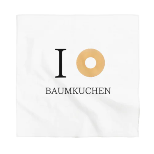 I LOVE BAUMKUCHEN バンダナ