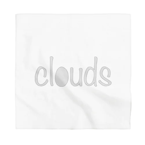 clouds Bandana