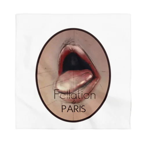 Fellation de Paris (Brown version) Bandana
