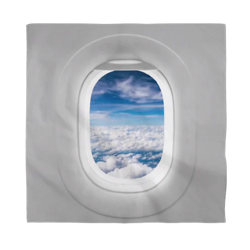 jet streamジェットストリーム 飛行機の窓から バンダナ