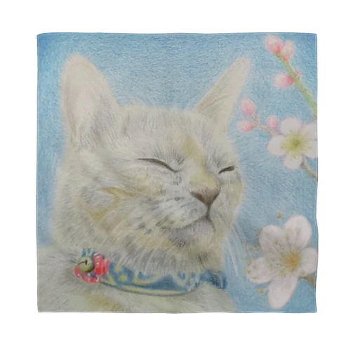 ねこ ぬくぬく Bandana