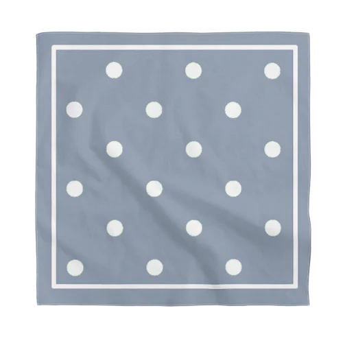 dot blue 2 Bandana