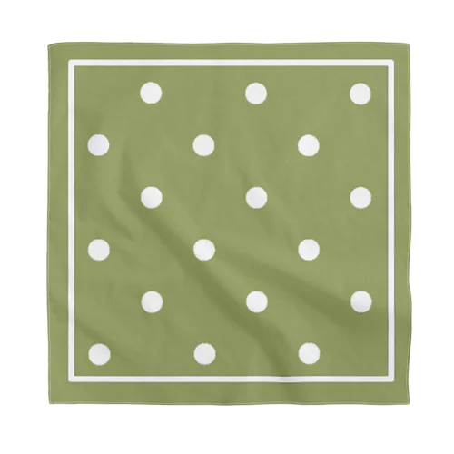 dot green Bandana