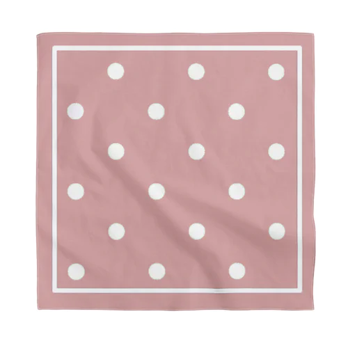 dot pink Bandana