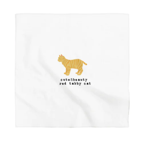 猫1-5 茶トラ猫 Bandana