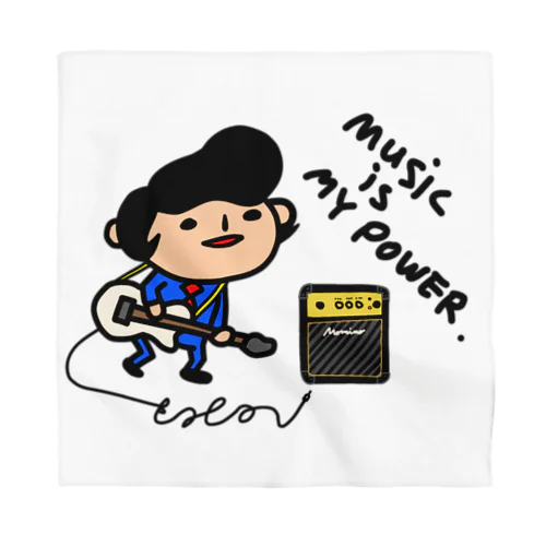 music is my power バンダナ