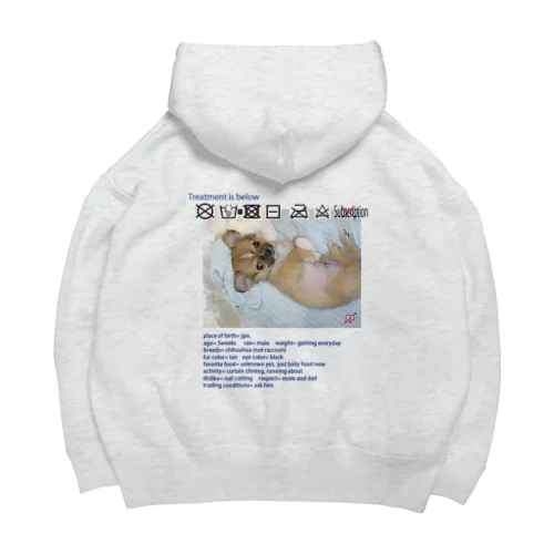 Julie 取り扱い表示 Big Hoodie