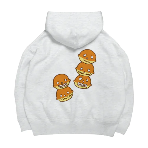 【バックプリント】ドクロ風味なベビーカステラ Big Hoodie