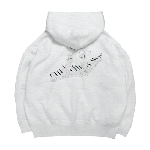 ピアノ教室にゃんこ Big Hoodie