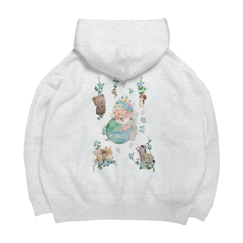 ニコじい「グリーンアース」 Big Hoodie