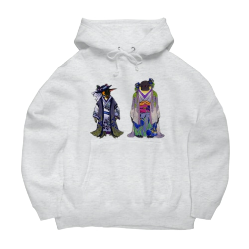 着物ぺんぎんーいずれはエンペラーかキングー Big Hoodie