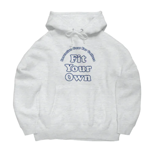 Fit Your Ownロゴ(白抜き) Big Hoodie