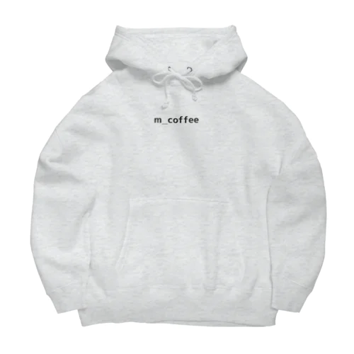 m_coffee Big Hoodie