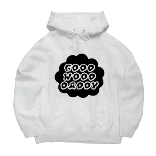 GoodWoodDaddy　モノクロ　テキスト Big Hoodie