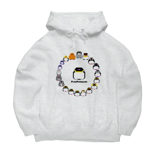 16bit Penguins Allstars(Circle) Big Hoodie