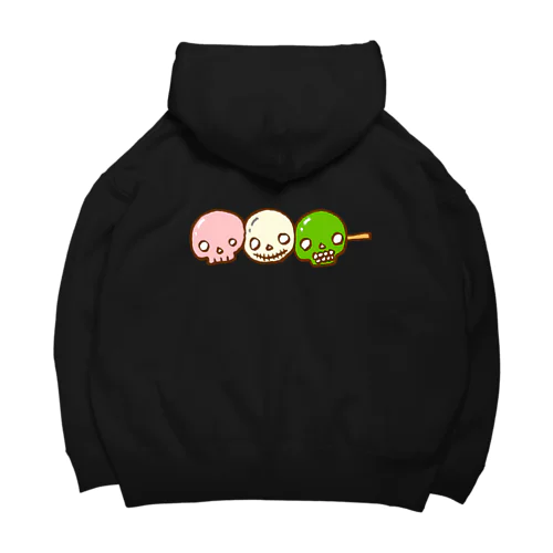 【バックプリント】ドクロ風味な三色団子 Big Hoodie