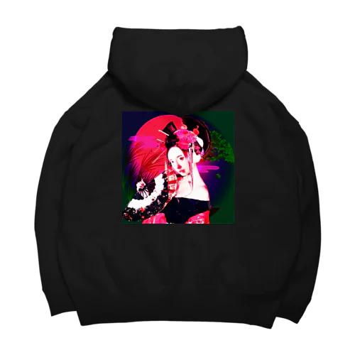 花魁（夕焼け） Big Hoodie