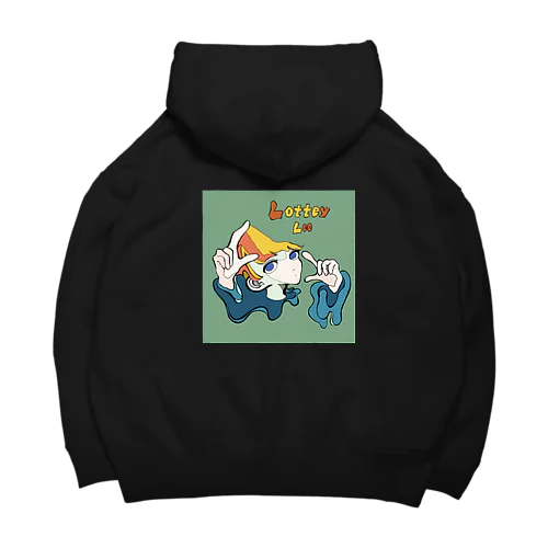 Melted Girl Big Hoodie