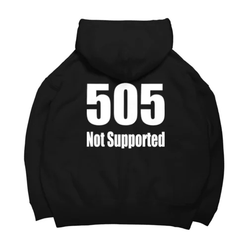 505 Not Supported ビッグシルエットパーカー