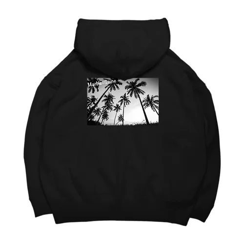 モノクロヤシシンプルロゴ Big Hoodie