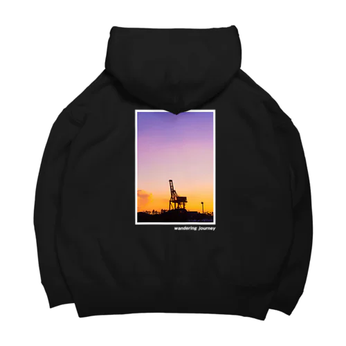 wandering journey （black） Big Hoodie