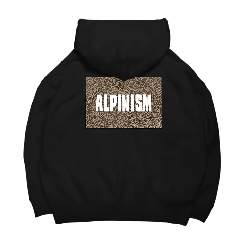 alpinism contour ビッグシルエットパーカー