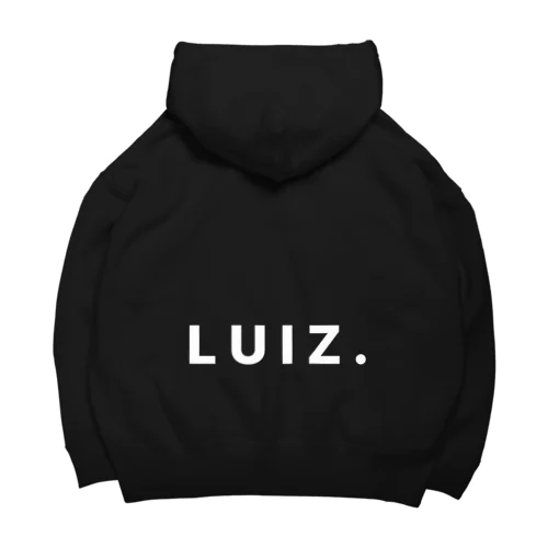 LUIZ.  logo foodie ビッグシルエットパーカー