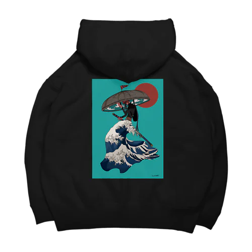 富嶽三十六景スカート🌊🌊🌊 Big Hoodie