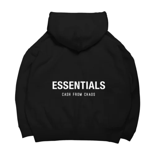 背面　ESSENTIALS CASH from CHAOS  ビッグシルエットパーカー