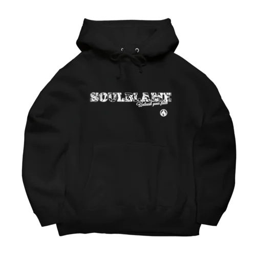 MIXED LOGO PK IN BLACK Big Hoodie