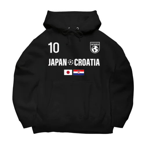 クロアチア ジャパン ワールド サッカー ビッグシルエットパーカー