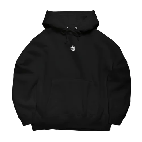 LR black 背中ロゴ有り Big Hoodie