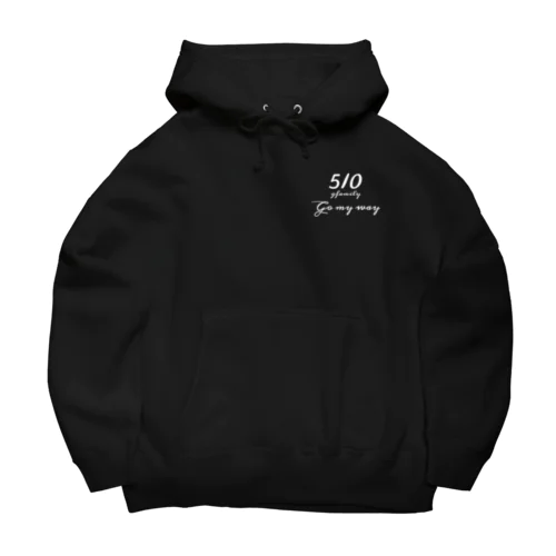 ビッグシルエットパーカー表裏プリント Big Hoodie