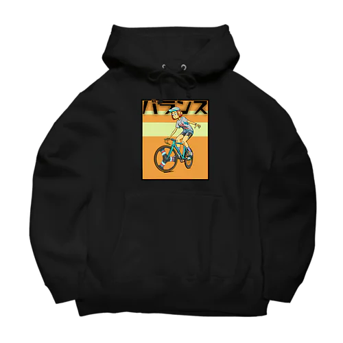 バランス (inked fixie girl) Big Hoodie