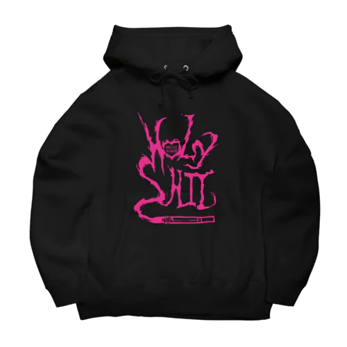 HOLYSHIT PINK LOGO 루즈핏 후디