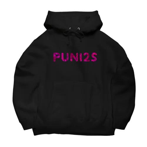 PUNI2Sロゴ（ピンク） ビッグシルエットパーカー