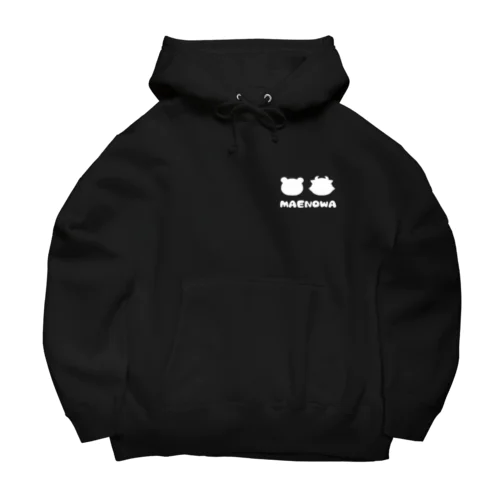 MAENOWA LOGO PARKA (black) ビッグシルエットパーカー