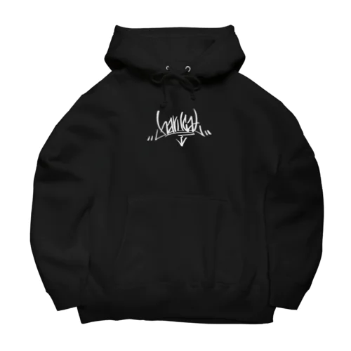 はるねこオーバーサイズパーカー(白文字) Big Hoodie