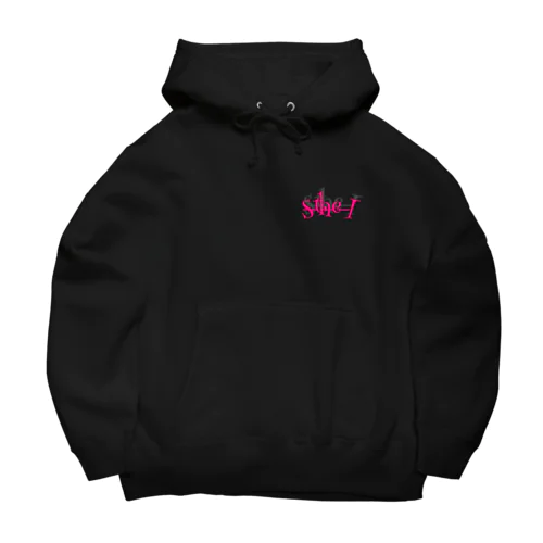 井坂レオ　new パーカー　黒ピンク Big Hoodie