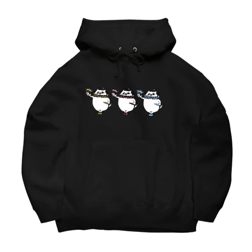 やせいのぐーにゃん(道化) Big Hoodie