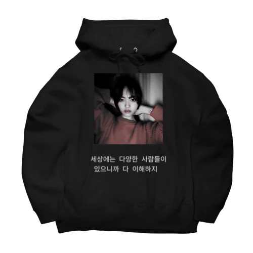 1min_alainaパーカー Big Hoodie