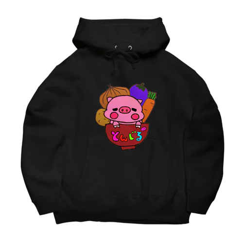 だしの素豚くん Big Hoodie