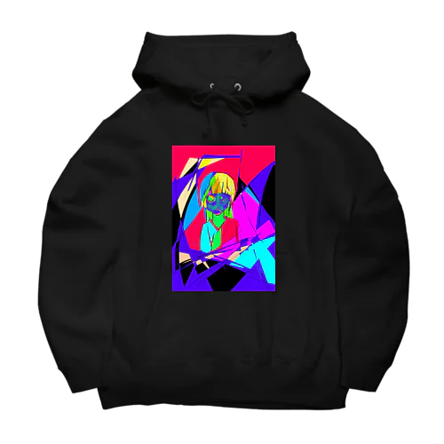 鮮やか少女 Big Hoodie