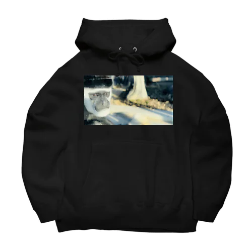 渋くて凛々しいイケメンすぎる猿 Big Hoodie