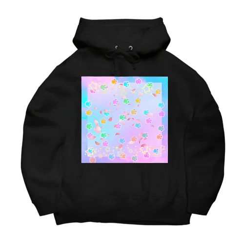 サクラニャンハンカチ Big Hoodie