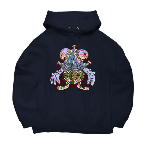 カメレオン怪獣 Big Hoodie