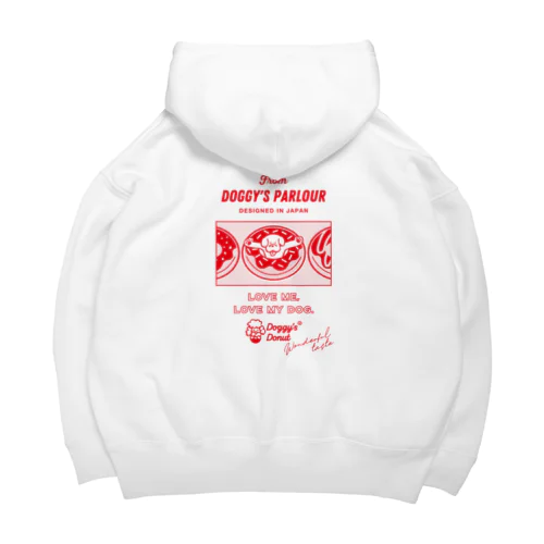 Doggy's Parlour -DONUT- 赤ver Big Hoodie