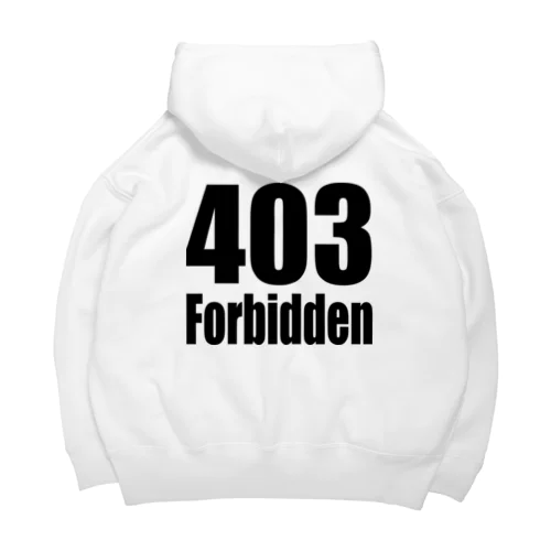 403 Forbidden ビッグシルエットパーカー